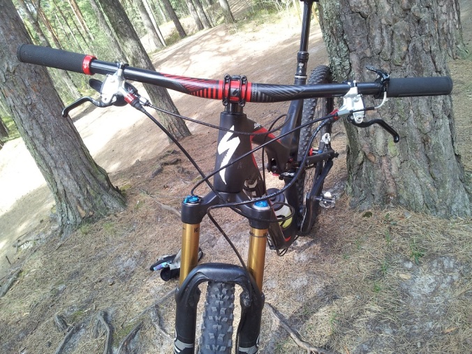 Specialized XC Mini-Riser, carbon, 720mm wide, 10mm rise, 10-backsweep, 6-upsweep, 